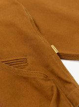 Duck Short Jacket Camel by Farah Japan at Couverture & The Garbstore
Close-up