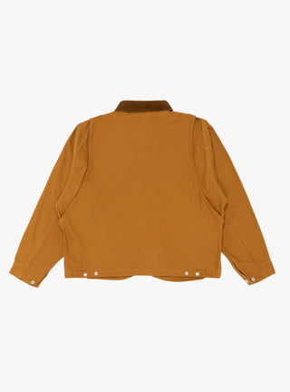 Duck Short Jacket Camel by Farah Japan at Couverture & The Garbstore
Back View