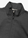 Stand Collar Zip Up Blouson Charcoal Grey by Farah Japan at Couverture & The Garbstore
Close-up View