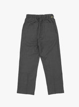 Easy Tapered Pants Charcoal Grey by Farah Japan at Couverture & The Garbstore
Back View