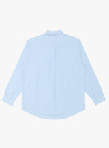 Oxford Farah Pocket L/S Shirt Blue by Farah Japan at Couverture & The Garbstore
Back View