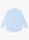 Oxford Farah Pocket L/S Shirt Blue by Farah Japan at Couverture & The Garbstore
Back View