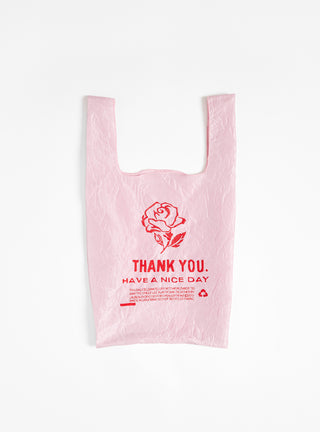 Thank you Bag Rose on Pink by Open Edition at Couverture & The Garbstore
Front View