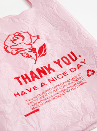 Thank you Bag Rose on Pink by Open Edition at Couverture & The Garbstore
Close-up