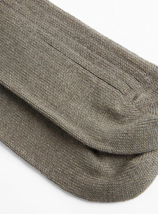 Linen Cotton Socks Dark Grey by ROTOTO at Couveture & The Garbstore 
Close-up