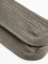 Linen Cotton Socks Dark Grey by ROTOTO at Couveture & The Garbstore 
Close-up