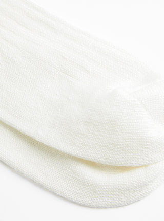 Linen Cotton Socks Off White by ROTOTO at Couverture & The Garbstore
Close-up