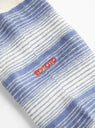 Horizontal Stripe Socks Light Blue by ROTOTO at Couverture & The Garbstore
Close-up