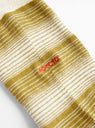 Horizontal Stripe Socks Light Olive by ROTOTO at Couverture & The Garbstore
Close-up