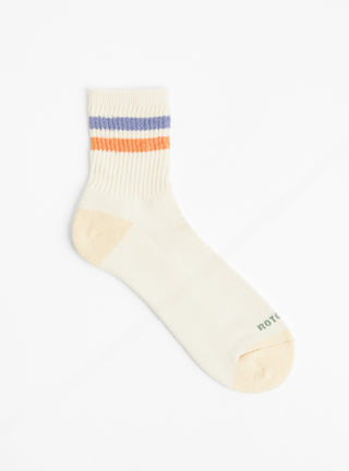 Retro Athletic Socks Blue & Orange by ROTOTO at Couverture & The Garbstore