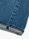 Baggy 5 Pocket Pants Medium Dark Blue Damage by CIOTA at Couverture & The Garbstore
Close-up