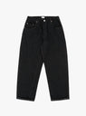 Baggy 5 Pocket Pants Black (One Wash) by CIOTA at Couverture & The Garbstore
Front View