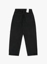 Baggy 5 Pocket Pants Black (One Wash) by CIOTA at Couverture & The Garbstore
Back View