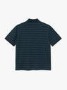 Surf Polo Shirt Neptune Blue Stripe by Polar Skate Co. at Couverture & The Garbstore
Back View