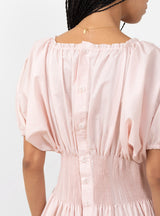 Colombina Dress Light Pink by Renata Brenha at Couverture & The Garbstore 
Close-up 