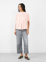 Frevo Shirt Light Pink by Renata Brenha at Couverture & The Garbstore
Front View 