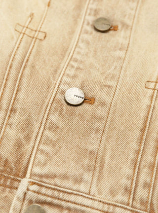 David Denim Jacket Larkin Wash by Carter Young at Couverture & The Garbstore
Detail