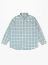 Hugo Rancher Shirt Sky Plaid by Carter Young at Couverture & The Garbstore
Front View