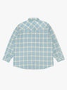 Hugo Rancher Shirt Sky Plaid by Carter Young at Couverture & The Garbstore
Back View