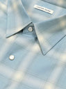 Hugo Rancher Shirt Sky Plaid by Carter Young at Couverture & The Garbstore
Detail