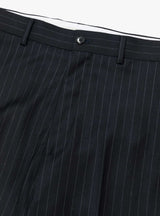 Flat Front Trouser Navy Pinstripe by Carter Young at Couverture & The Garbstore
Close-Up