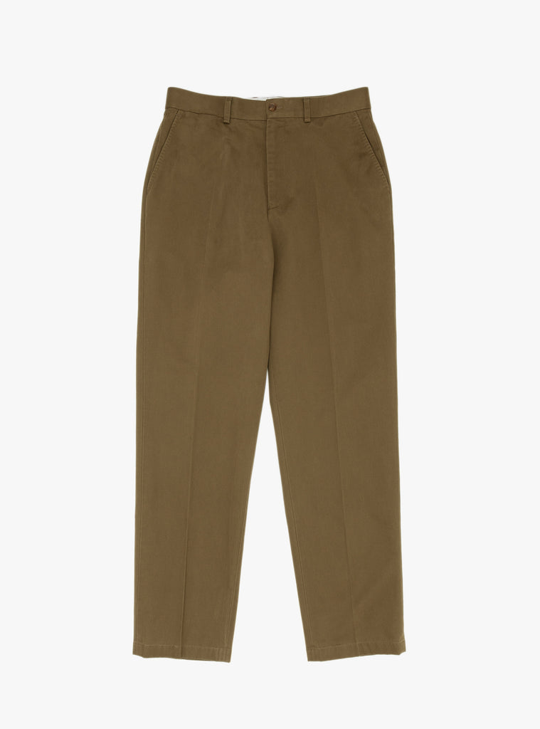 Flat Front Trouser Wood by Carter Young at Couverture & The Garbstore
Front View