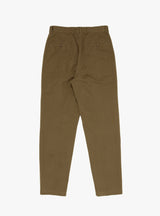 Flat Front Trouser Wood by Carter Young at Couverture & The Garbstore
Back View