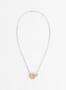 Moneta Necklace Silver Gold by Laura Lombardi at Couverture & The Garbstore 