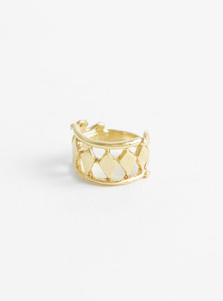 The Harlequin Ring Brass by Ruby Jack at Couverture & The Garbstore