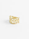 The Harlequin Ring Brass by Ruby Jack at Couverture & The Garbstore