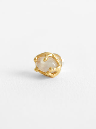 The Lucky Little Stud Moonstone by Ruby Jack at Couverture & The Garbstore