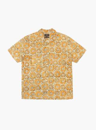 Open Collar Block Print Shirt Sun Flower by Beams Plus at Couverture & The Garbstore
Front