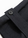 Linen/Cotton Half Coat Navy by Still by Hand at Couverture & The Garbstore 
Close-up