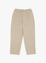 High Twist Pants Khaki Beige by Still by Hand at Couverture & The Garbstore
Front View