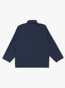 Silicone Coated Shirt Jacket Deep Blue by Still by Hand at Couverture & The Garbstore 
Back