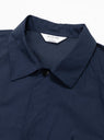 Silicone Coated Shirt Jacket Deep Blue by Still by Hand at Couverture & The Garbstore 
Close-up