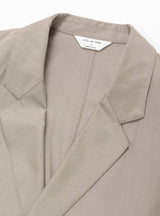 Cupro Mixed Easy Jacket Greige by Still by Hand at Couverture & The Garbstore
Close-up