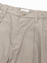 Cupro Mixed Straight Pants Greige by Still by Hand at Couverture & The Garbstore
Close-up