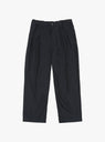 Cupro Mixed Straight Pants Dark Navy by Still By Hand at Couverture & The Garbstore