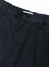 Cupro Mixed Straight Pants Dark Navy by Still By Hand at Couverture & The Garbstore
Close-up