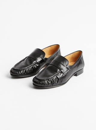 Rouched Loafer in Black by Rejina Pyo at Coverture & The Garbstore