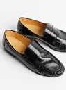 Rouched Loafer in Black by Rejina Pyo at Coverture & The Garbstore