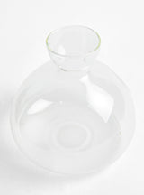 Avocado Vase in Clear by Ielex Studio at Couverture & The Garbstore
Front View