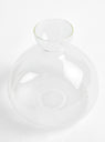 Avocado Vase in Clear by Ielex Studio at Couverture & The Garbstore
Front View