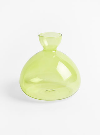 Avocado Vase in Grass Green by Ilex Studio at Couverture & The Garbstore
Front View