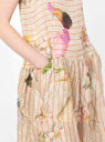 Luna Pleated Dress Pagel Gold by Julia Heuer at Couverture & The Garbstore
Close-up