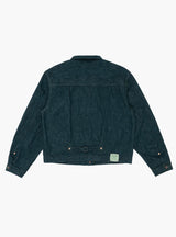 No. 4 Plant Dyed Denim 1st Jacket Green by Kapital at Couverture & The Garbstore
Back