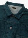 No. 4 Plant Dyed Denim 1st Jacket Green by Kapital at Couverture & The Garbstore
Close-up