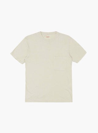 Gauze Jersey Pocket Tee Ivory by Kapital at Couverture & The Garbstore
Front