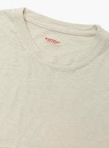 Gauze Jersey Pocket Tee Ivory by Kapital at Couverture & The Garbstore
Close-up